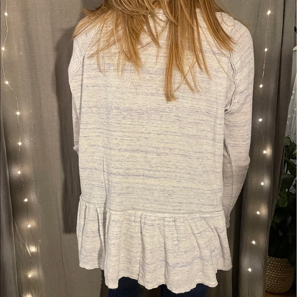 Free People Peplum Thermal - Picture 3 of 6